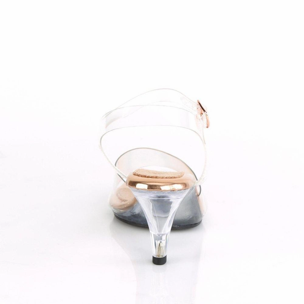 SS-BELLE-308 Sandal | Clear Vinyl