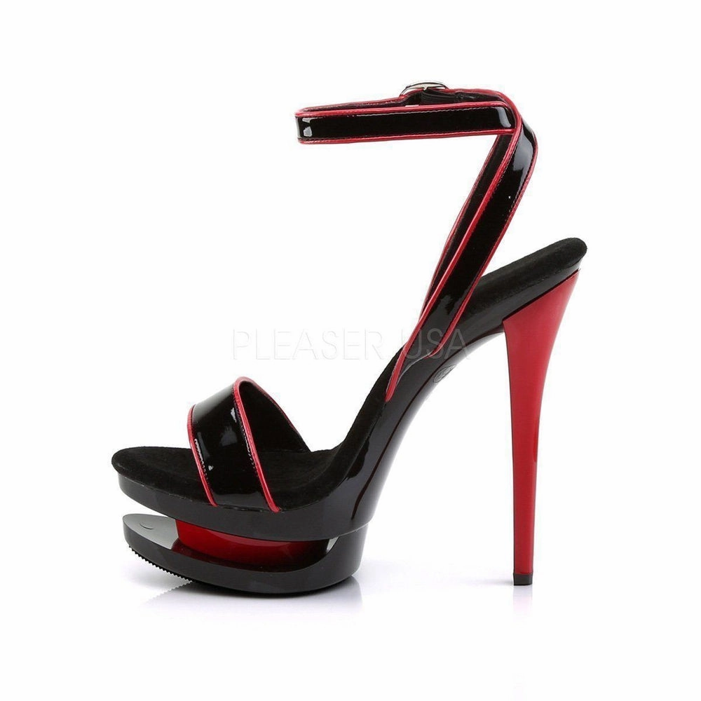 SS-BLONDIE-631-2 Platform Sandal  | Black Patent