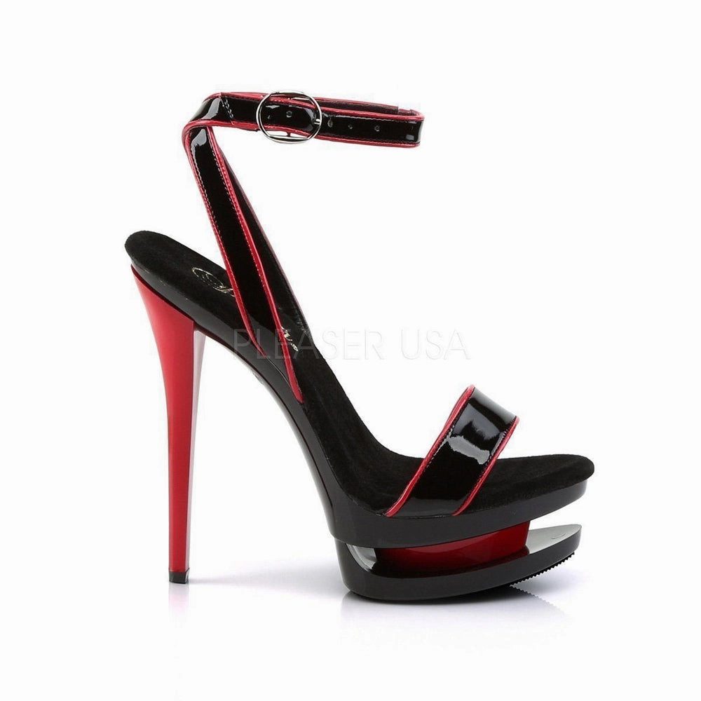 SS-BLONDIE-631-2 Platform Sandal  | Black Patent