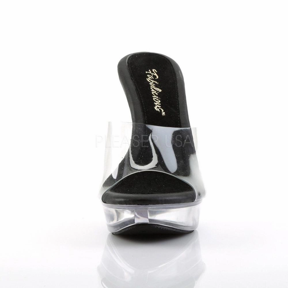 SS-COCKTAIL-501 Platform Slide | Black Vinyl
