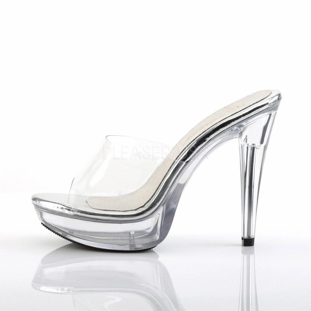 SS-COCKTAIL-501 Platform Slide | Clear Vinyl
