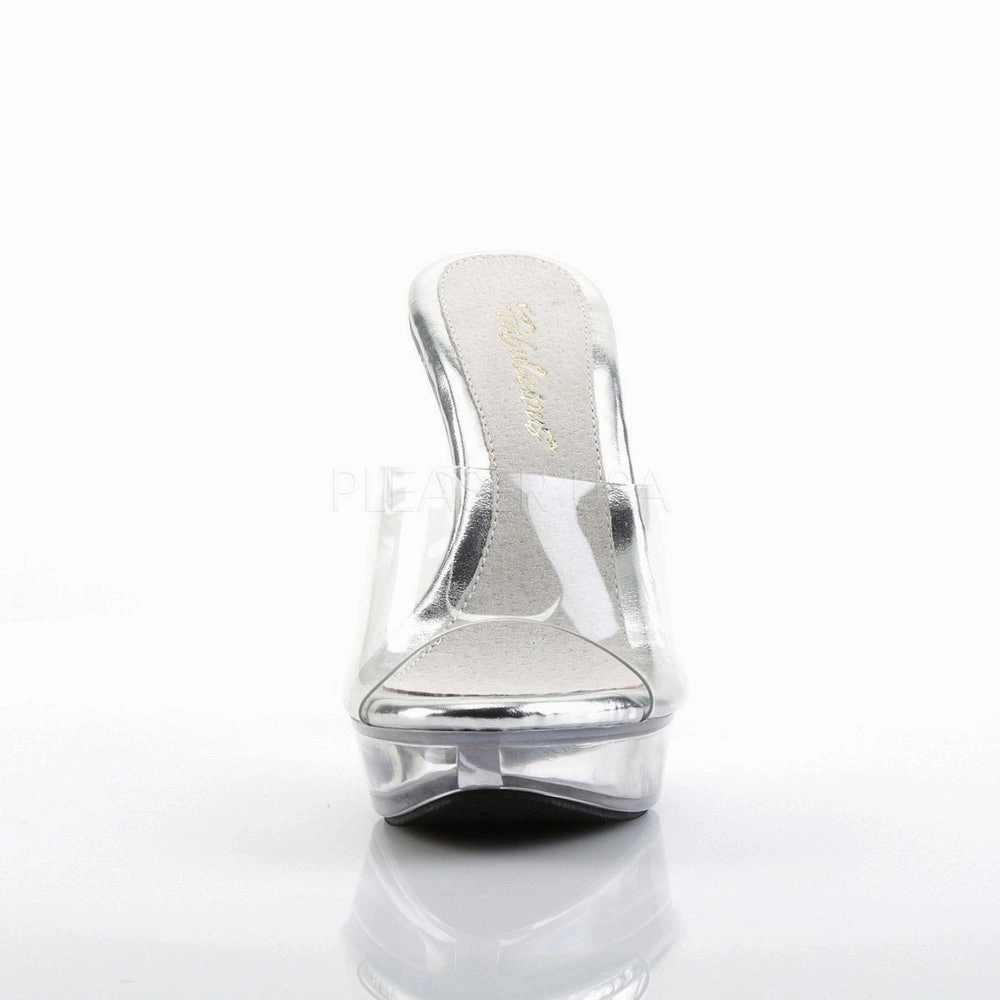 SS-COCKTAIL-501 Platform Slide | Clear Vinyl