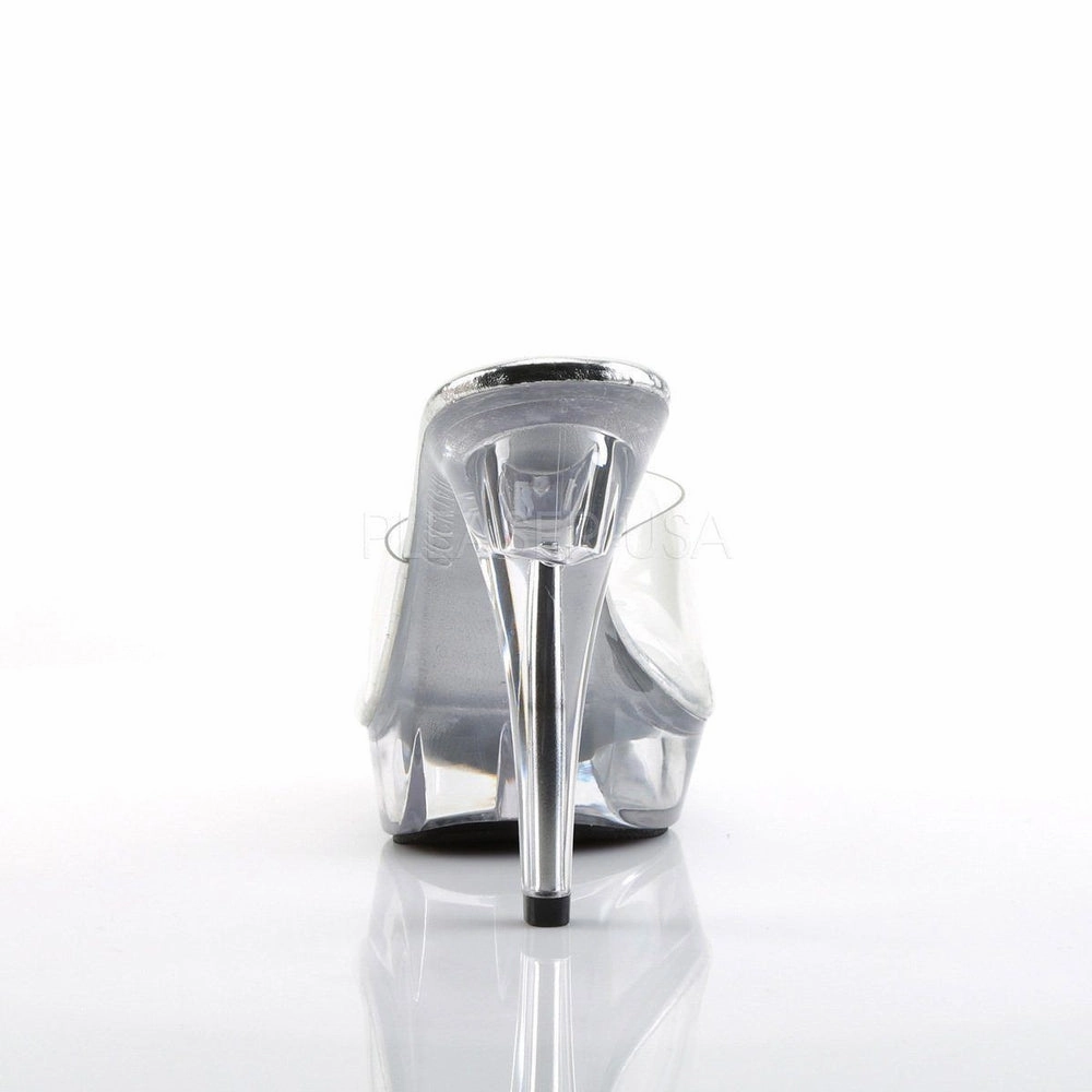 SS-COCKTAIL-501 Platform Slide | Clear Vinyl