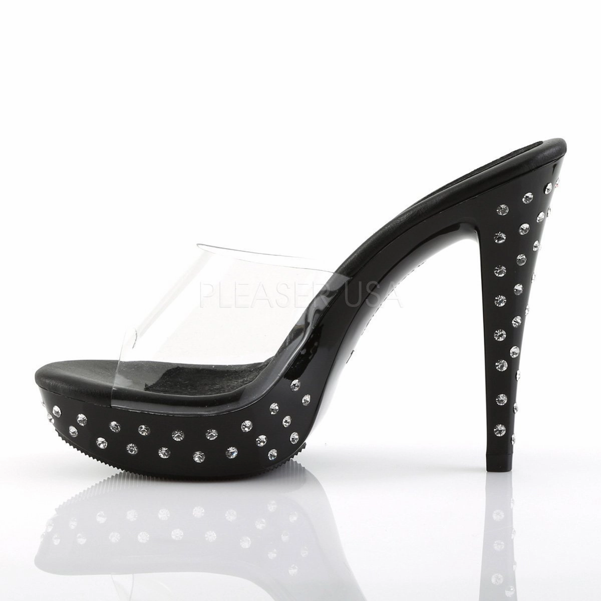 SS-COCKTAIL-501SDT Platform Slide | Black Vinyl