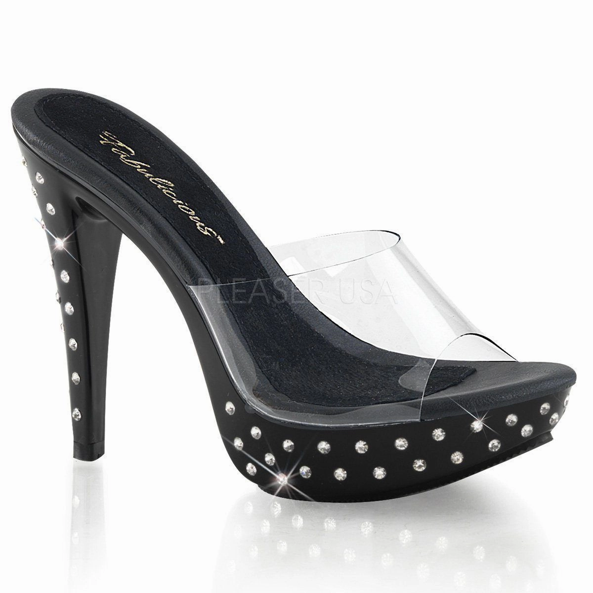 SS-COCKTAIL-501SDT Platform Slide | Black Vinyl