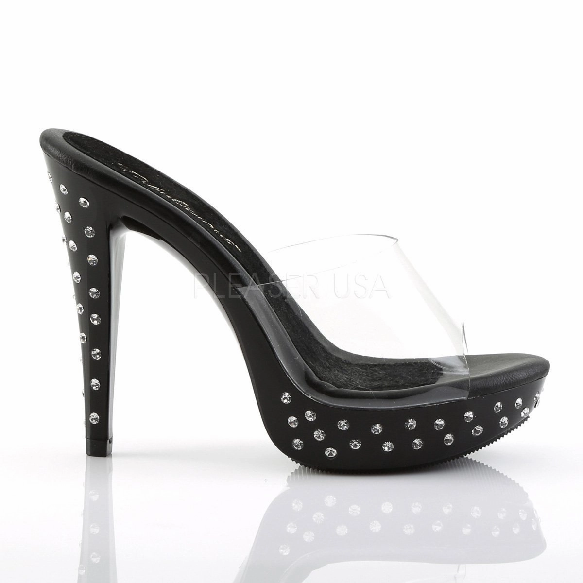 SS-COCKTAIL-501SDT Platform Slide | Black Vinyl