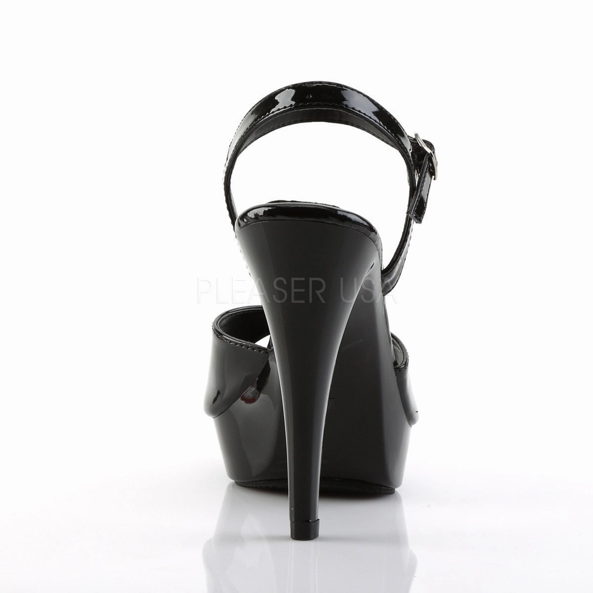 SS-COCKTAIL-509 Platform Sandal | Black Patent