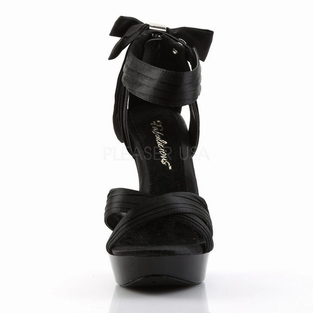 SS-COCKTAIL-568 Sandal | Black Fabric