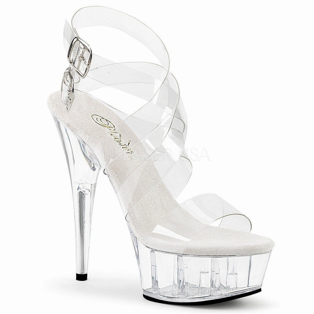 SS-DELIGHT-635 Platform Sandal  | Clear Vinyl