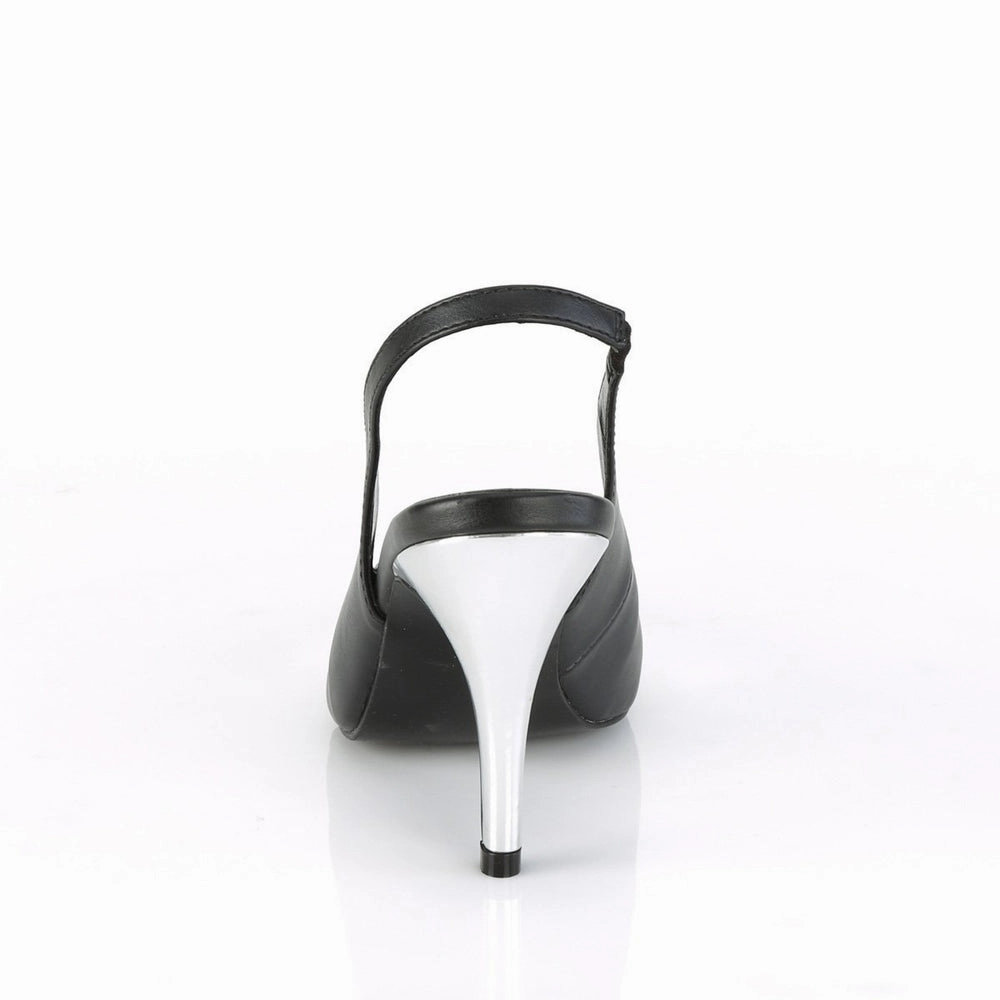SS-DREAM-405 Pump | Black Faux Leather