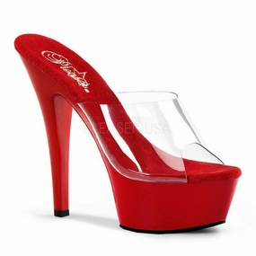 SS-KISS-201 Platform Sandal | Clear Vinyl
