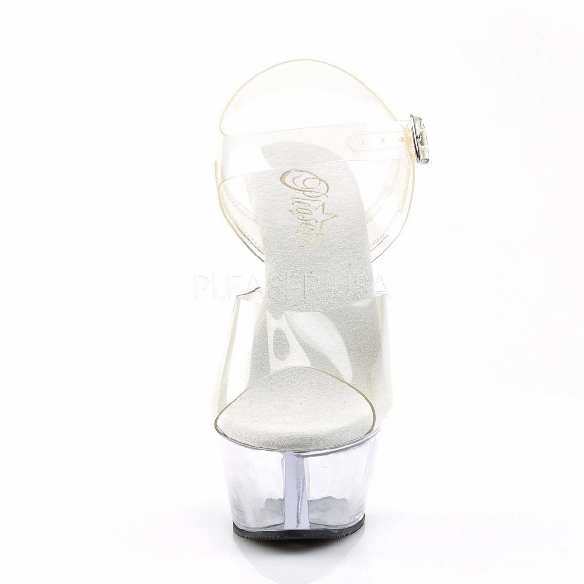SS- KISS-208 Platform Sandal | Clear Vinyl