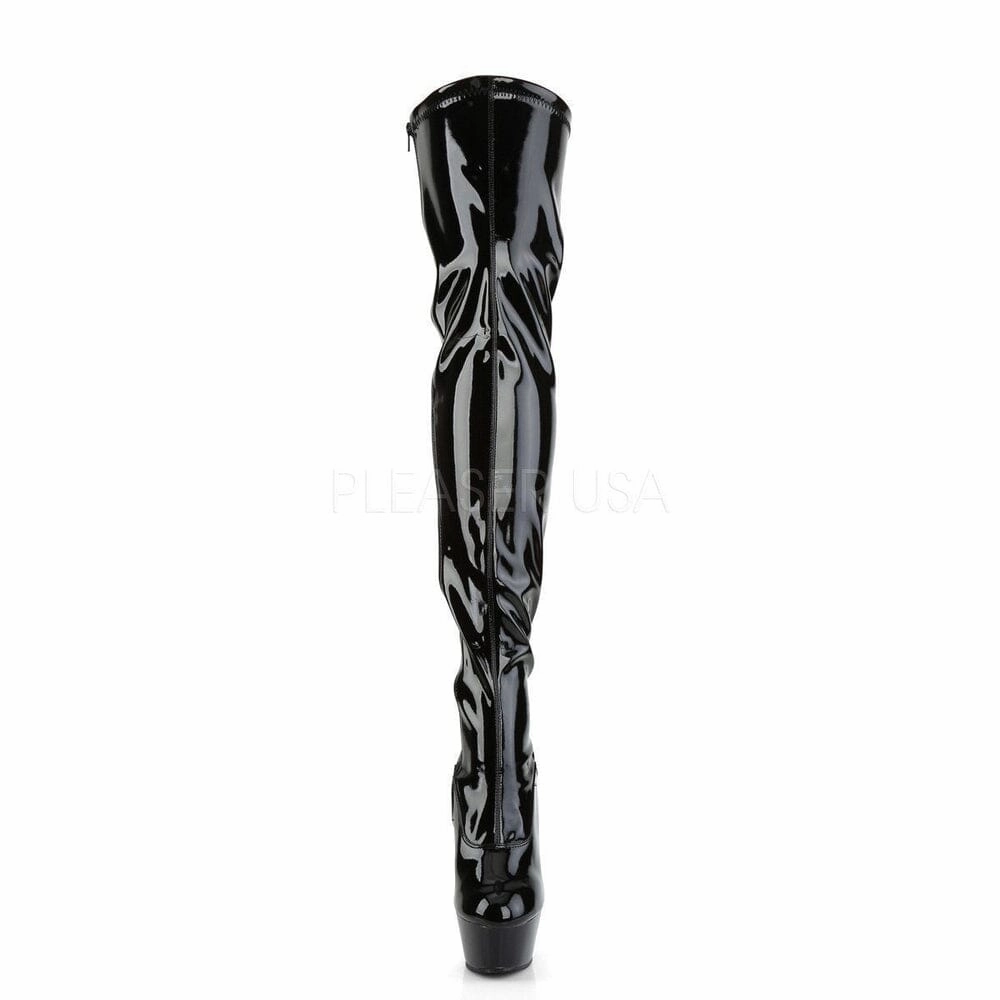 SS-KISS-3000 Platform Boot  | Black Patent