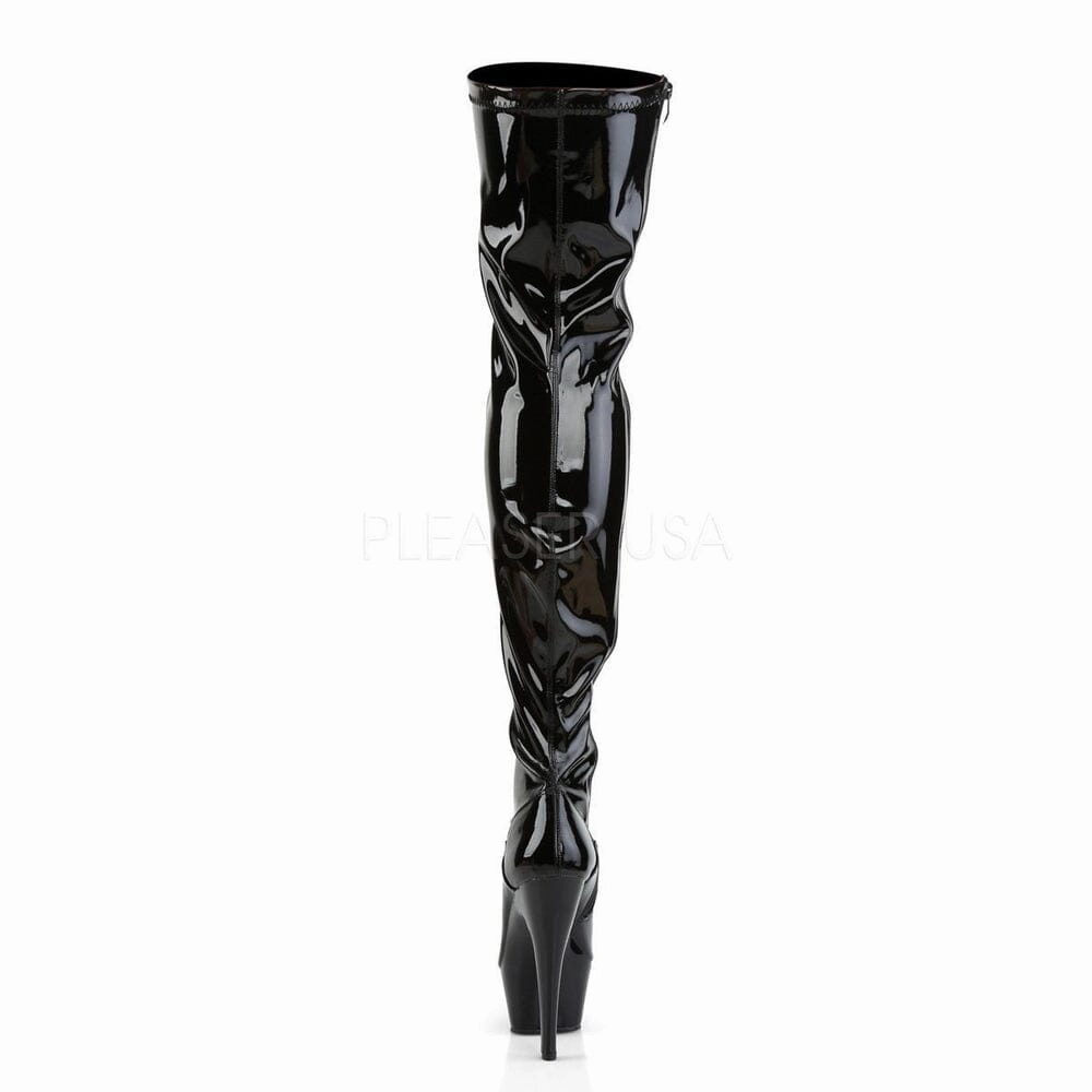 SS-KISS-3000 Platform Boot  | Black Patent