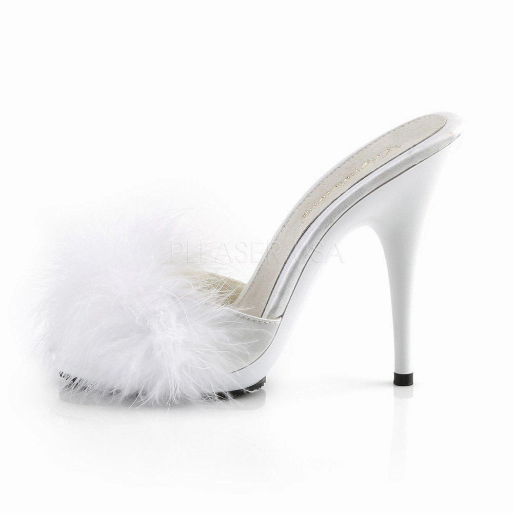 SS-POISE-501F Sandal | White Genuine Satin