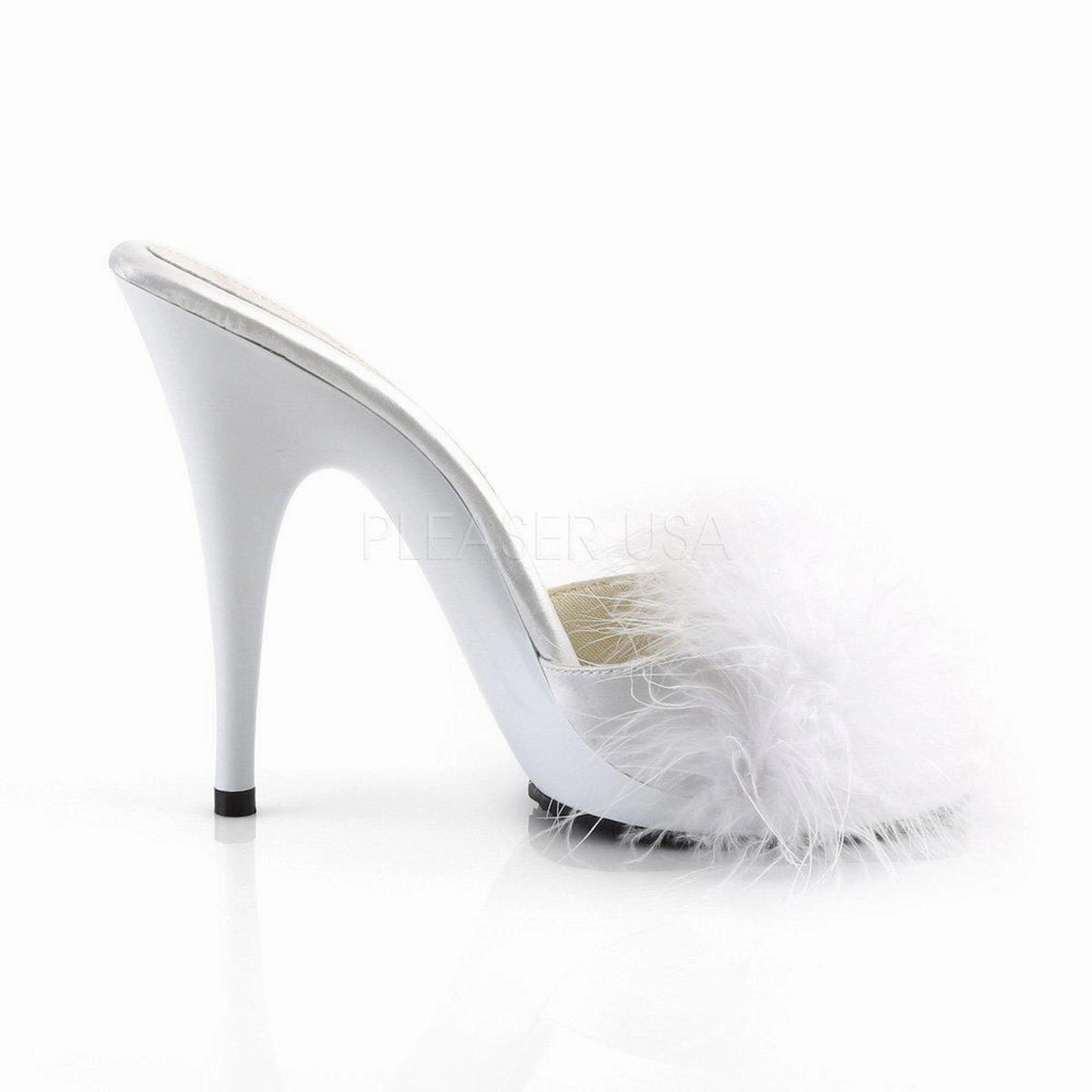 SS-POISE-501F Sandal | White Genuine Satin