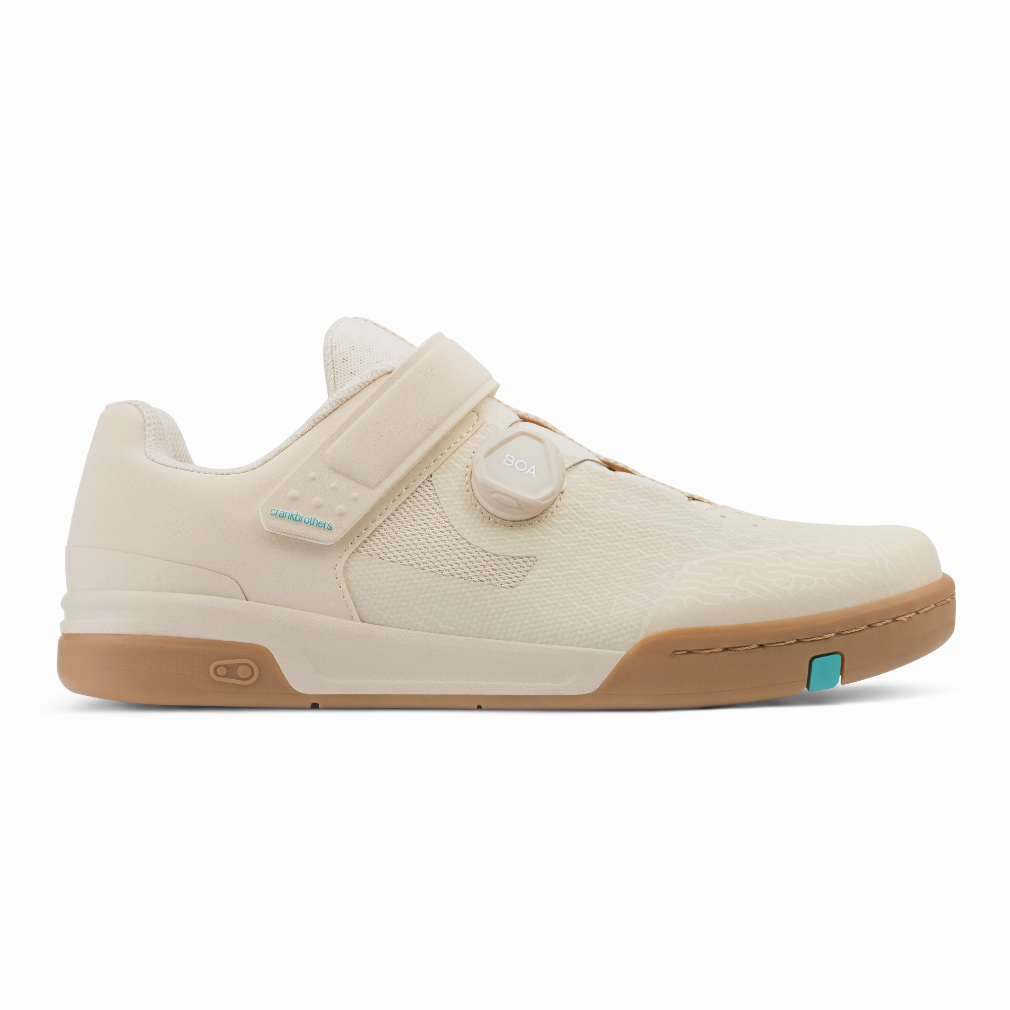 Stamp BOA Flat Shoes - Sand/Teal