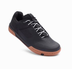 Stamp Lace Flat Shoes - Black/Gum
