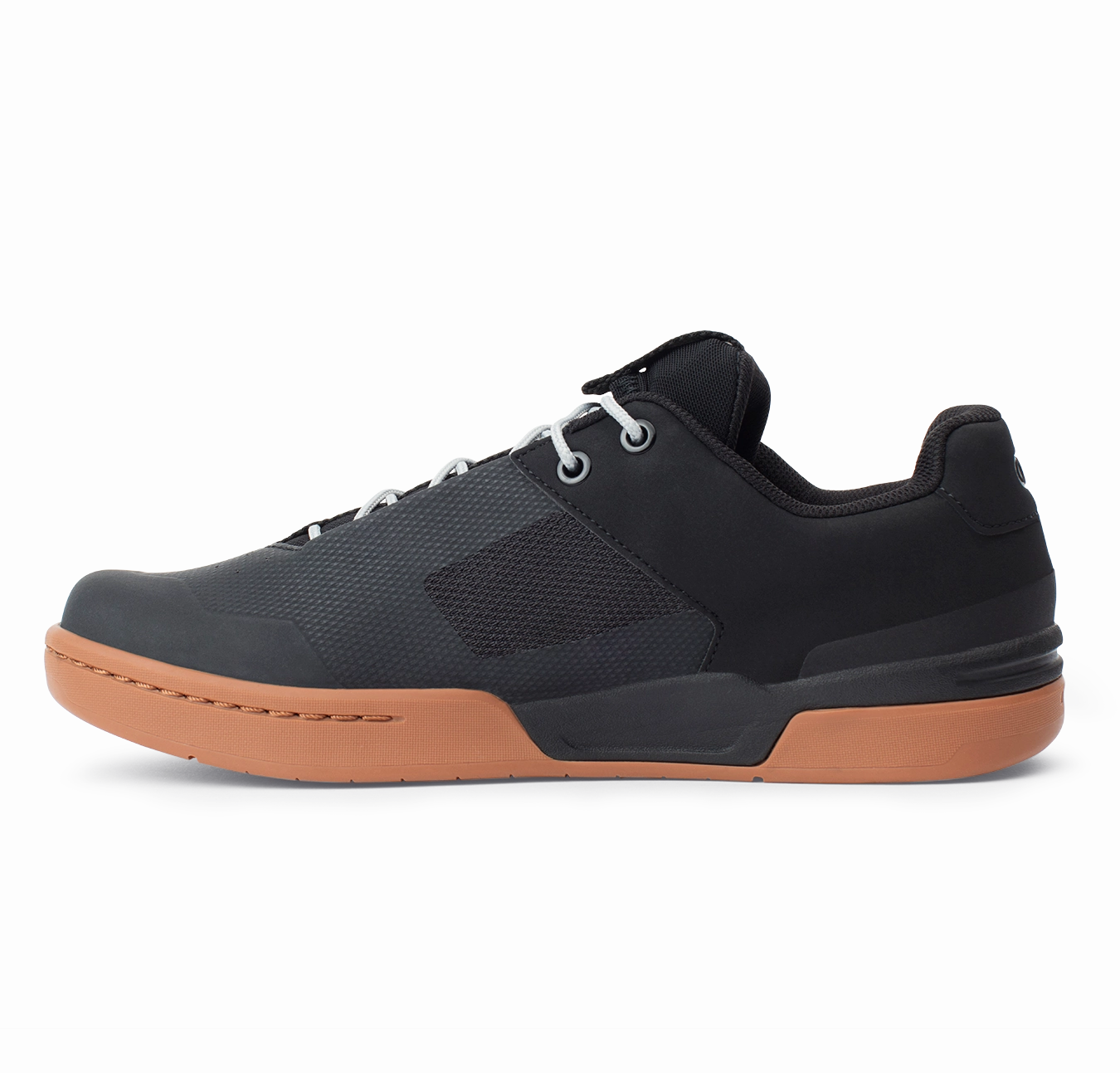 Stamp Lace Flat Shoes - Black/Gum