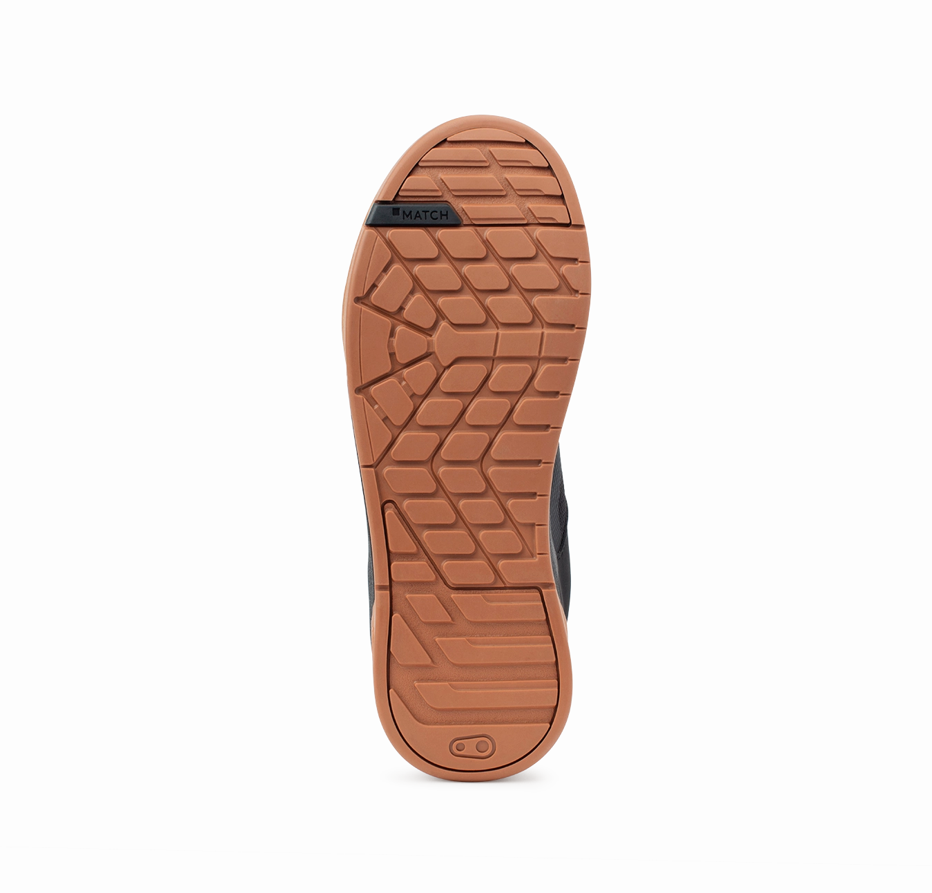 Stamp Lace Flat Shoes - Black/Gum