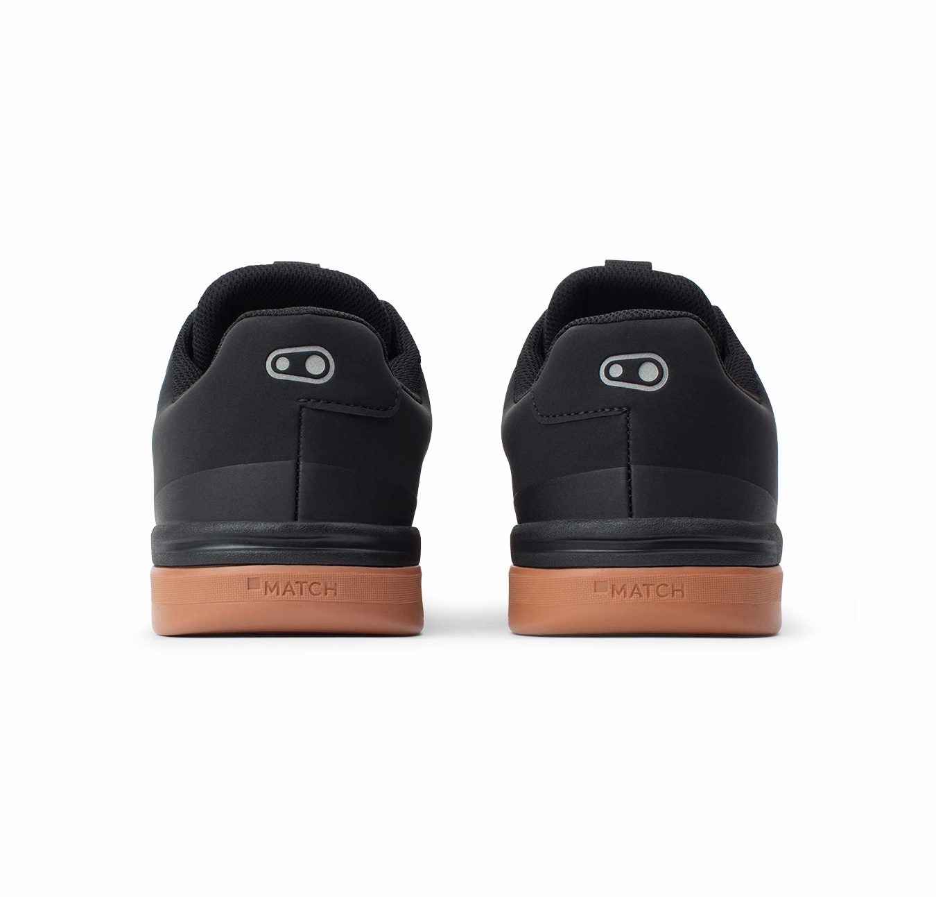 Stamp Lace Flat Shoes - Black/Gum