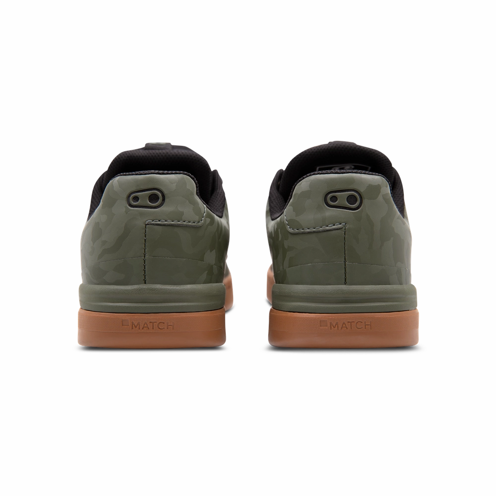 Stamp Lace Flat Shoes - Camo/Gum