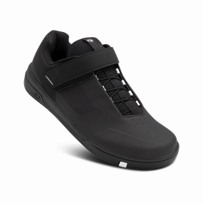 Stamp Speed Lace Flat Shoes - Black/White