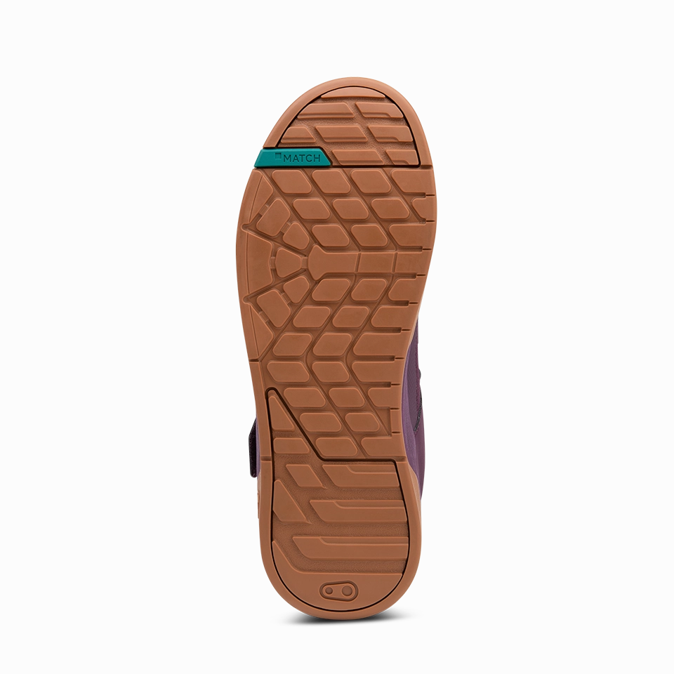 Stamp Speed Lace Flat Shoes - Purple/Gum