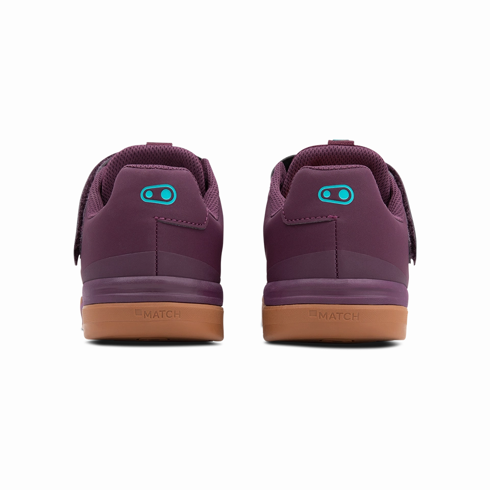 Stamp Speed Lace Flat Shoes - Purple/Gum