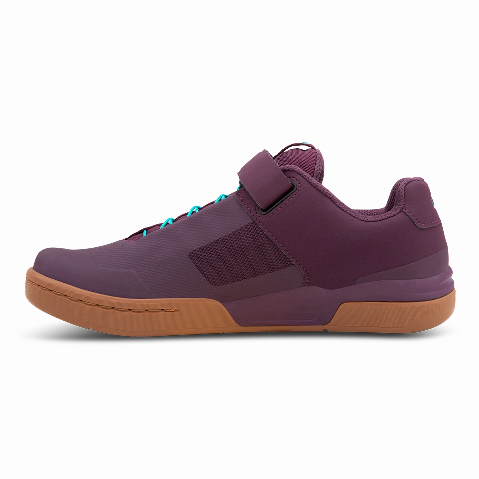 Stamp Speed Lace Flat Shoes - Purple/Gum