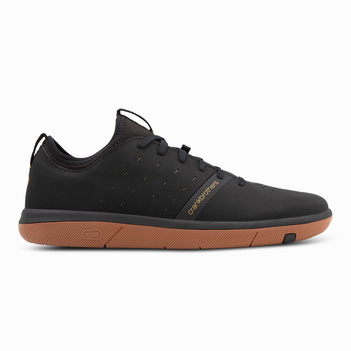 Stamp Street Fabio Flat Shoes - Black/Gum
