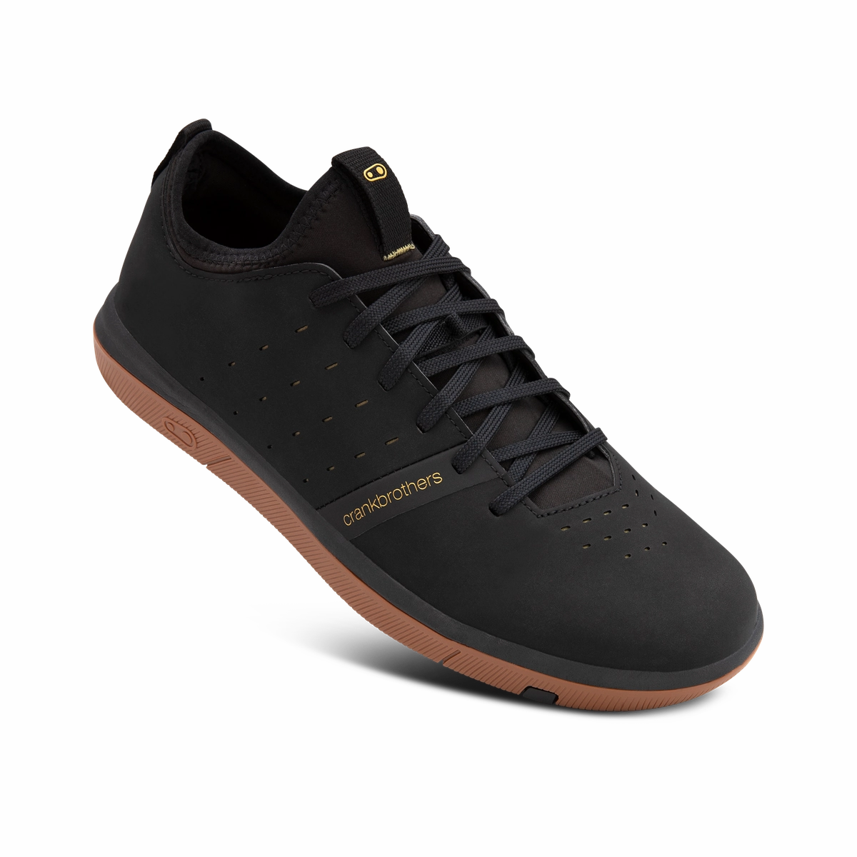 Stamp Street Fabio Flat Shoes - Black/Gum