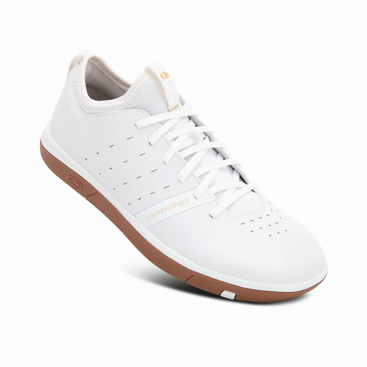 Stamp Street Fabio Flat Shoes - White/Gum