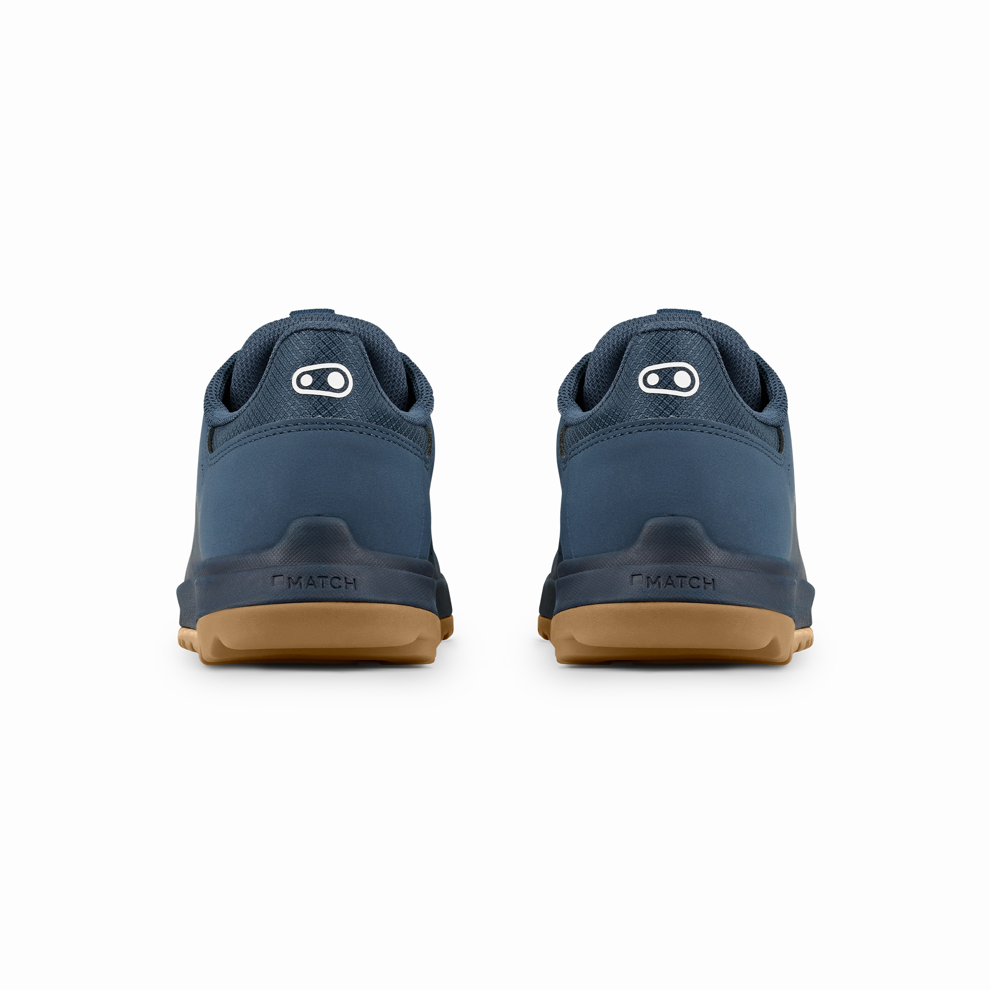 Stamp Trail Lace Flat Shoes - Navy/Gum