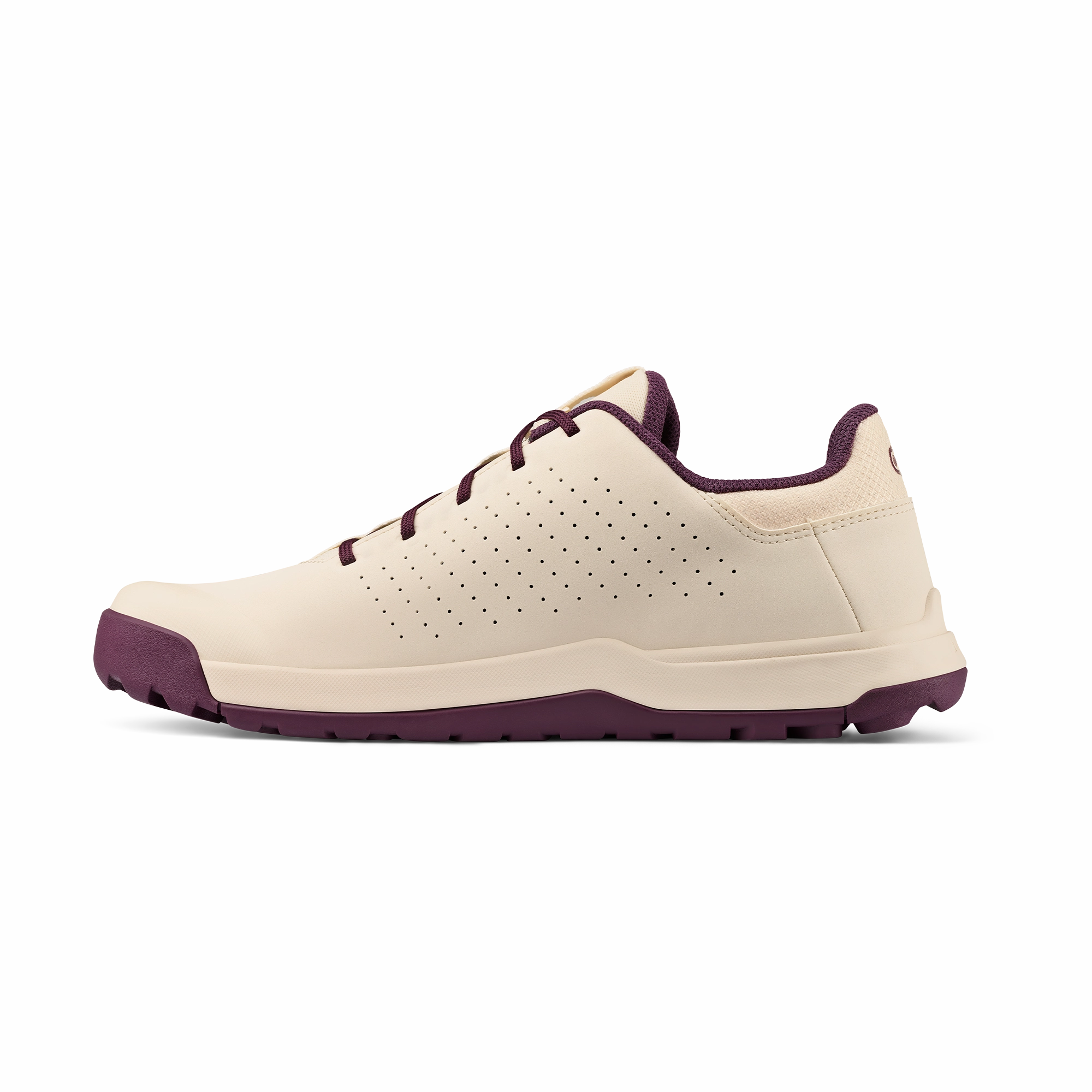 Stamp Trail Lace Flat Shoes - Swan/Purple