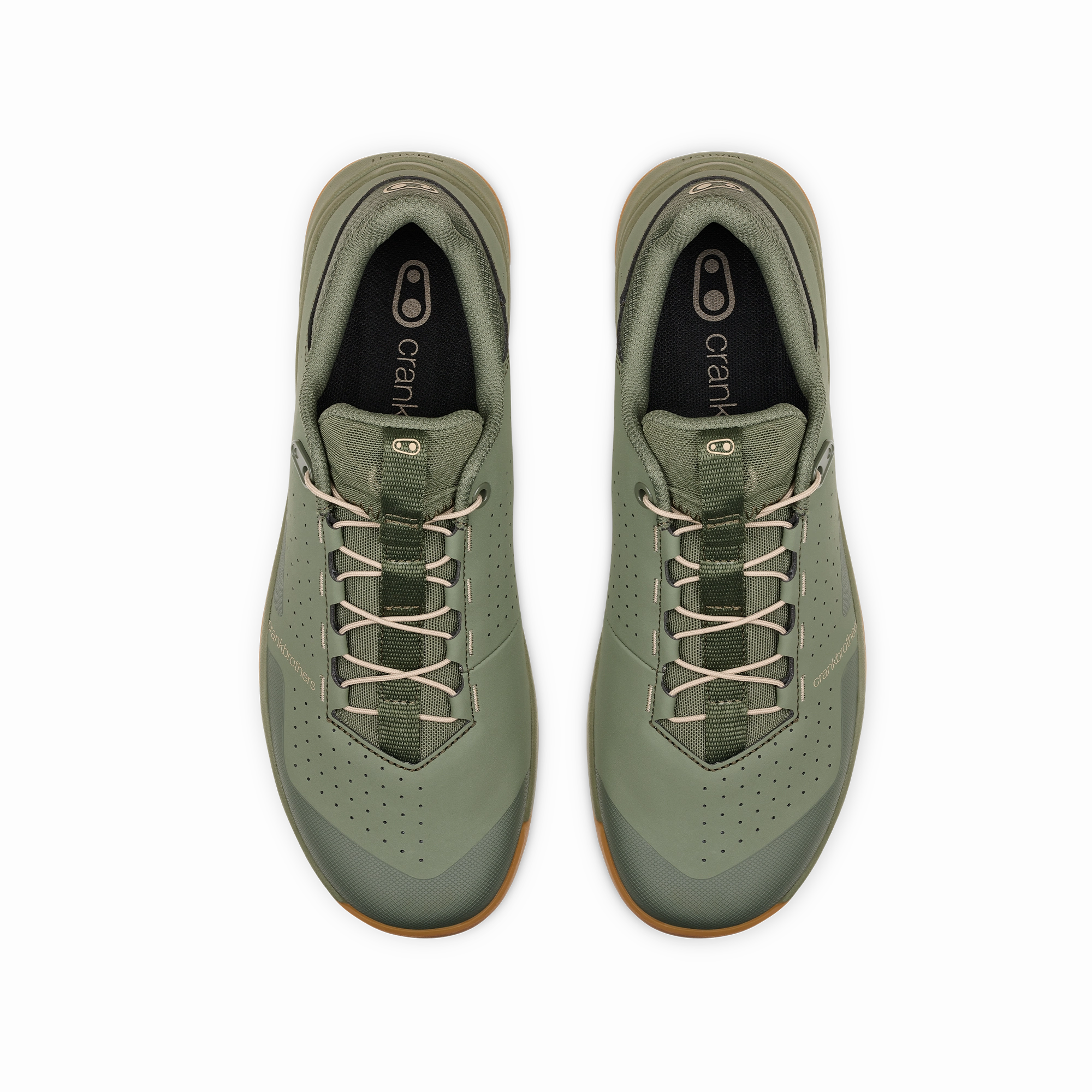 Stamp Trail Speed Lace Flat Shoes - Green/Gum