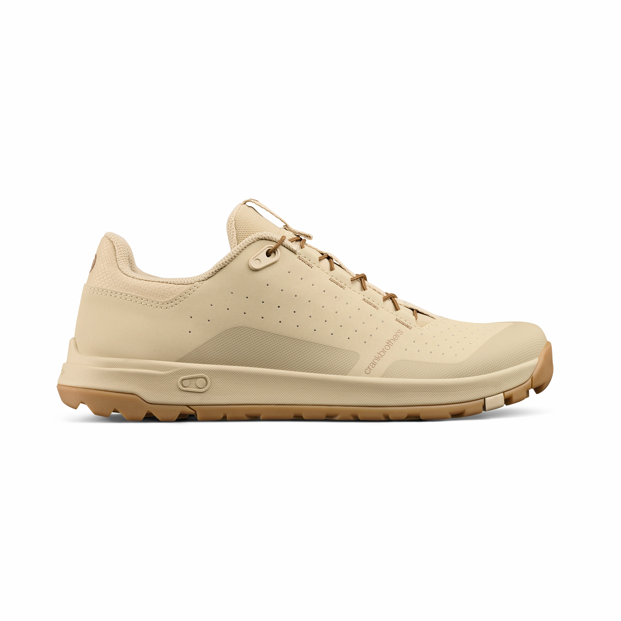 Stamp Trail Speed Lace Flat Shoes - Sand/Gum