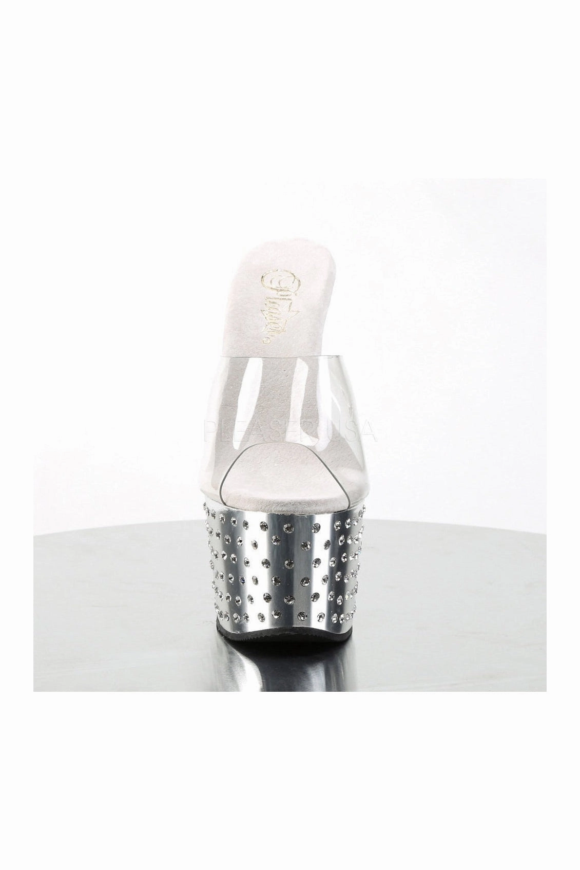 STARDUST-701 Platform Slide  | Clear Vinyl