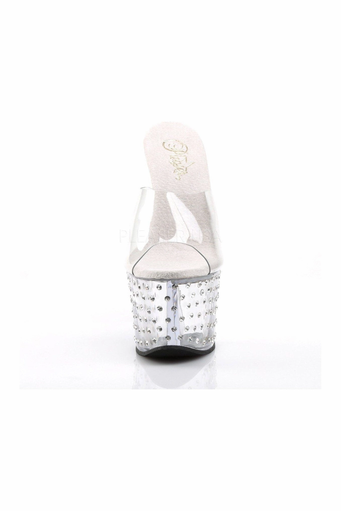 STARDUST-701 Platform Slide  | Clear Vinyl