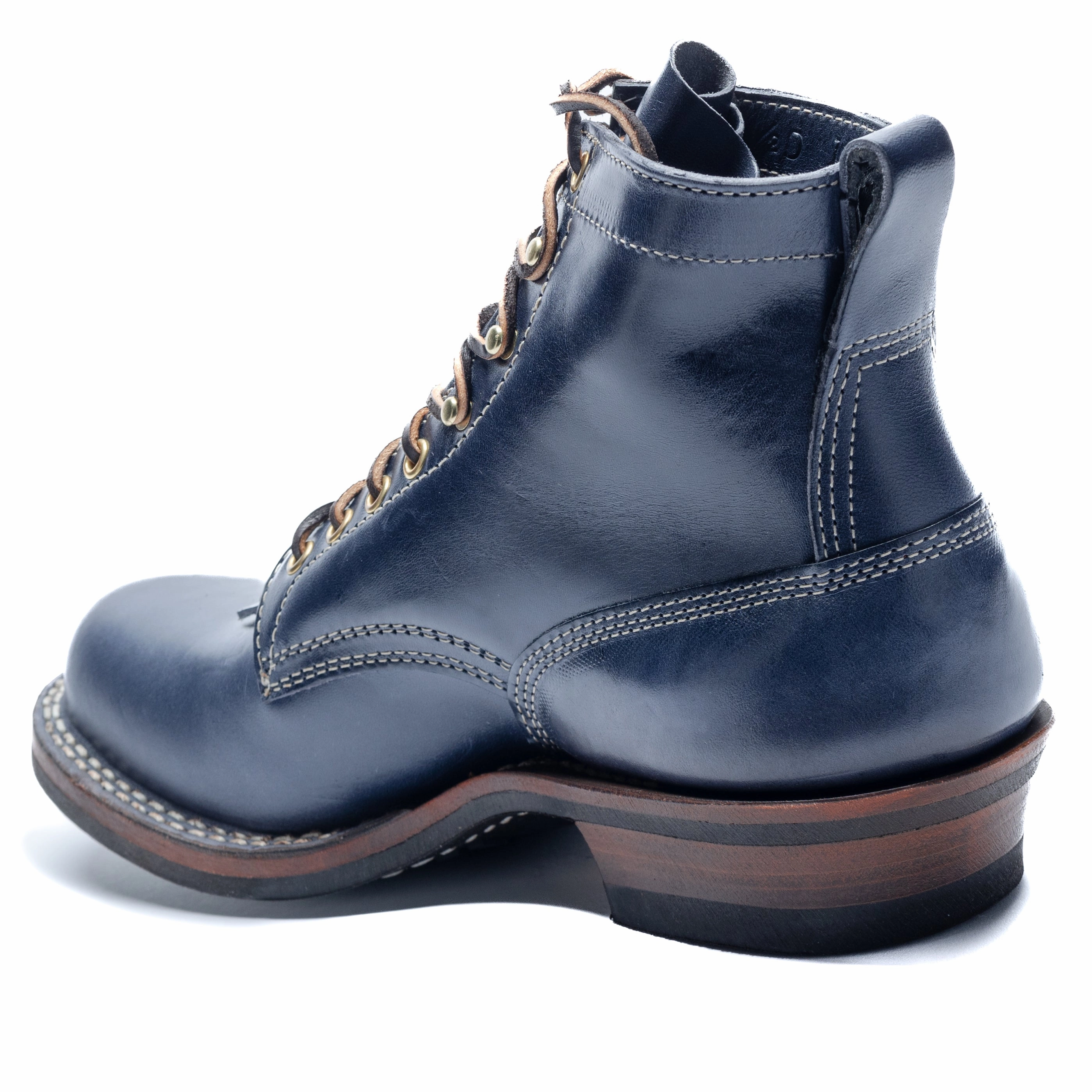 Stitchdown Cruiser - Navy Horsehide