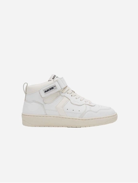 Taiga Hi Unisex Vegan Corn Leather Retro Sneakers| White