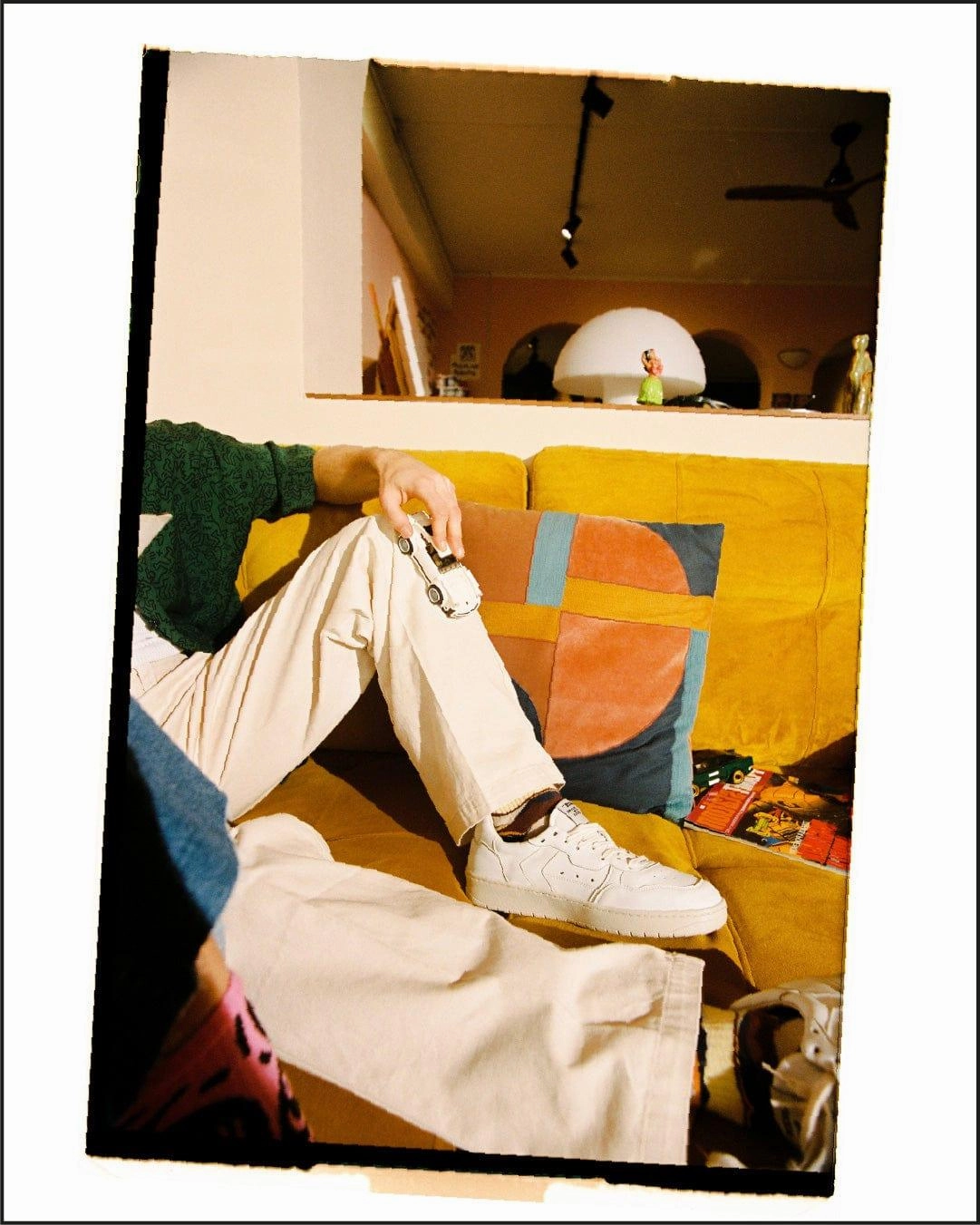 Taiga Unisex Vegan Corn Leather Retro Sneakers | White