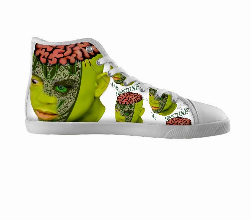 The Limited Edition "Brimstone Brain" @Swing Dee Diablo Hi Top Shoe