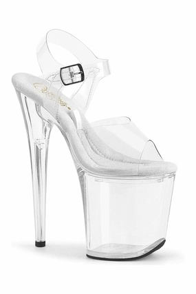 TREASURE-808FLA Clear Vinyl Sandal