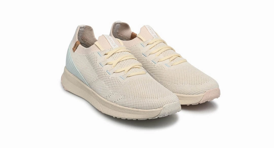 Tsavo 3 Women's Recycled PET Sneakers | White & Pale Blue