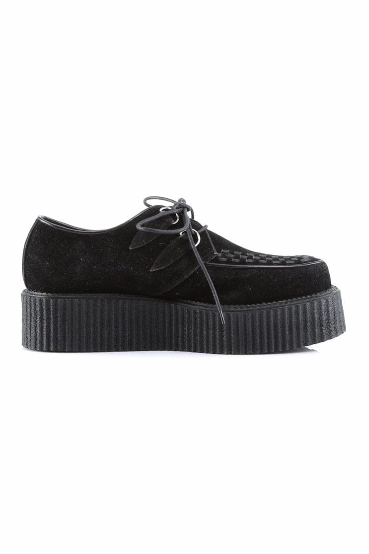 V-CREEPER-502S Black Vegan Leather Creeper