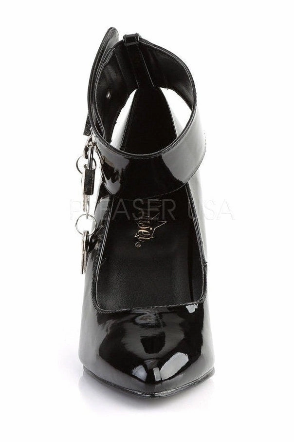 VANITY-434 Pump  | Black Patent