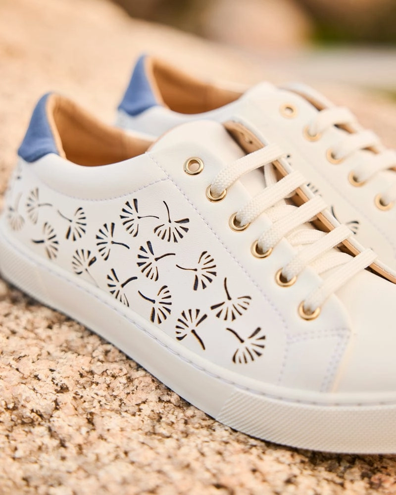 Virevolte Recycled Grain Leather Vegan Sneakers | Celestial Ginko