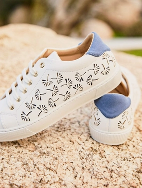 Virevolte Recycled Grain Leather Vegan Sneakers | Celestial Ginko