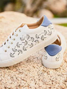 Virevolte Recycled Grain Leather Vegan Sneakers | Celestial Ginko